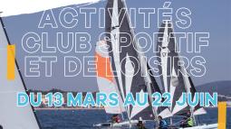 Fiche inscription Club nautique Saison printemps 2024